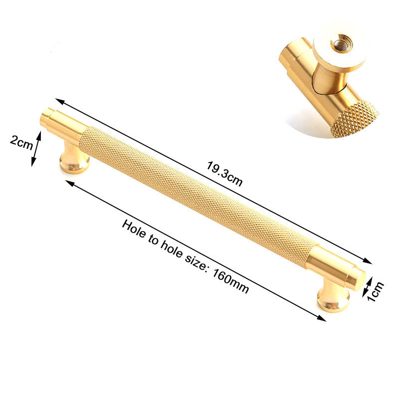Gold Furniture Door Kitchen Cabinet Handle Handles Pull Pulls Cupboard 160mm V324-BL-6825-GD-160