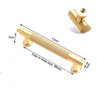 Gold Furniture Door Kitchen Cabinet Handle Handles Pull Pulls Cupboard 96mm V324-BL-6825-GD-96
