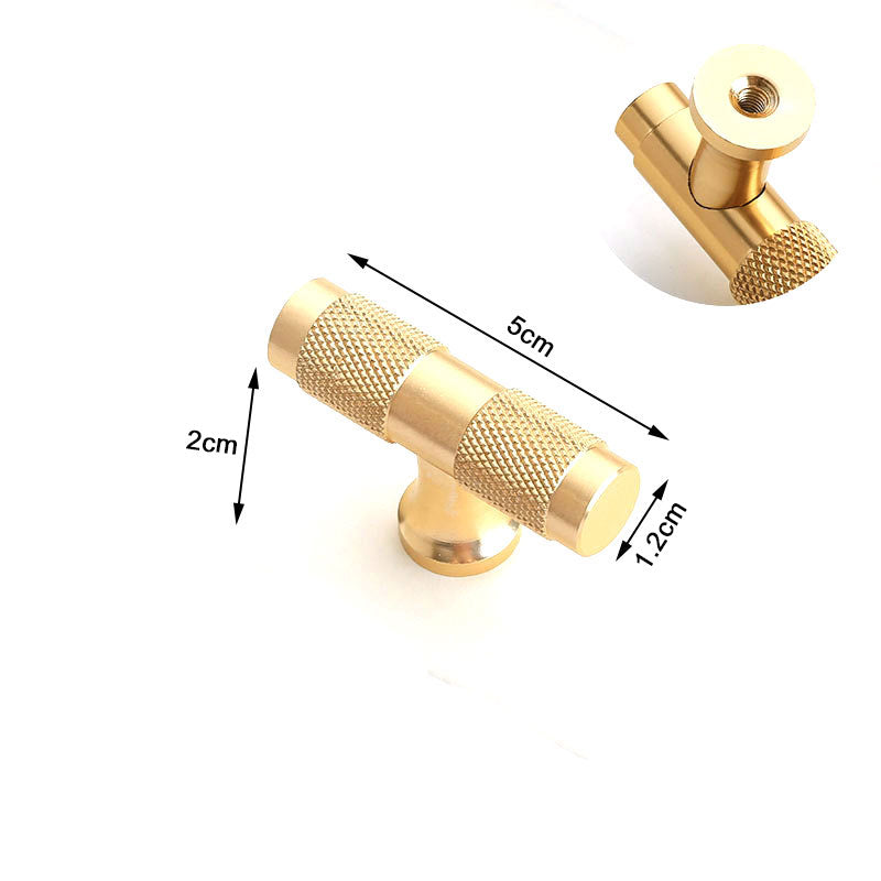 Gold Furniture Door Kitchen Cabinet Handle Handles Pull Pulls Cupboard T Bar V324-BL-6825-GD-T