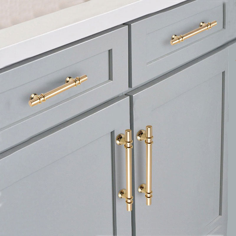 Luxury Design Kitchen Cabinet Handles Drawer Bar Handle Pull Gold T Bar V324-BL-7646-GD-T