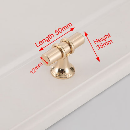 Luxury Design Kitchen Cabinet Handles Drawer Bar Handle Pull Gold T Bar V324-BL-7646-GD-T