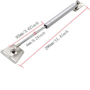 2 Pcs 100N Cabinet Door Hydraulic Hinge Metal Head Lift Support Soft Close & Buffer Telescopic V324-BL-CABIHYDR30N