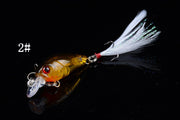 5x 4.5cm Popper Crank Bait Fishing Lure Lures Surface Tackle Saltwater V324-C0038
