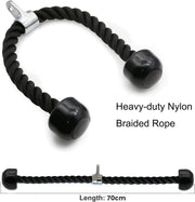 Tricep Rope Fitness Gym Pulley Pull Down Rope Cable Machine Attachment Pull down Rope V324-CABCRO-ROPE-D