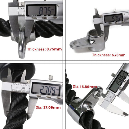 Tricep Rope Fitness Gym Pulley Pull Down Rope Cable Machine Attachment Pull down Rope V324-CABCRO-ROPE-D
