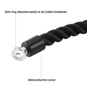 Single Grip Tricep PullDown Rope Cable Attachment Pull Down Rope Tricep Rope Pully V324-CABCRO-ROPE-S