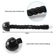 Single Grip Tricep PullDown Rope Cable Attachment Pull Down Rope Tricep Rope Pully V324-CABCRO-ROPE-S