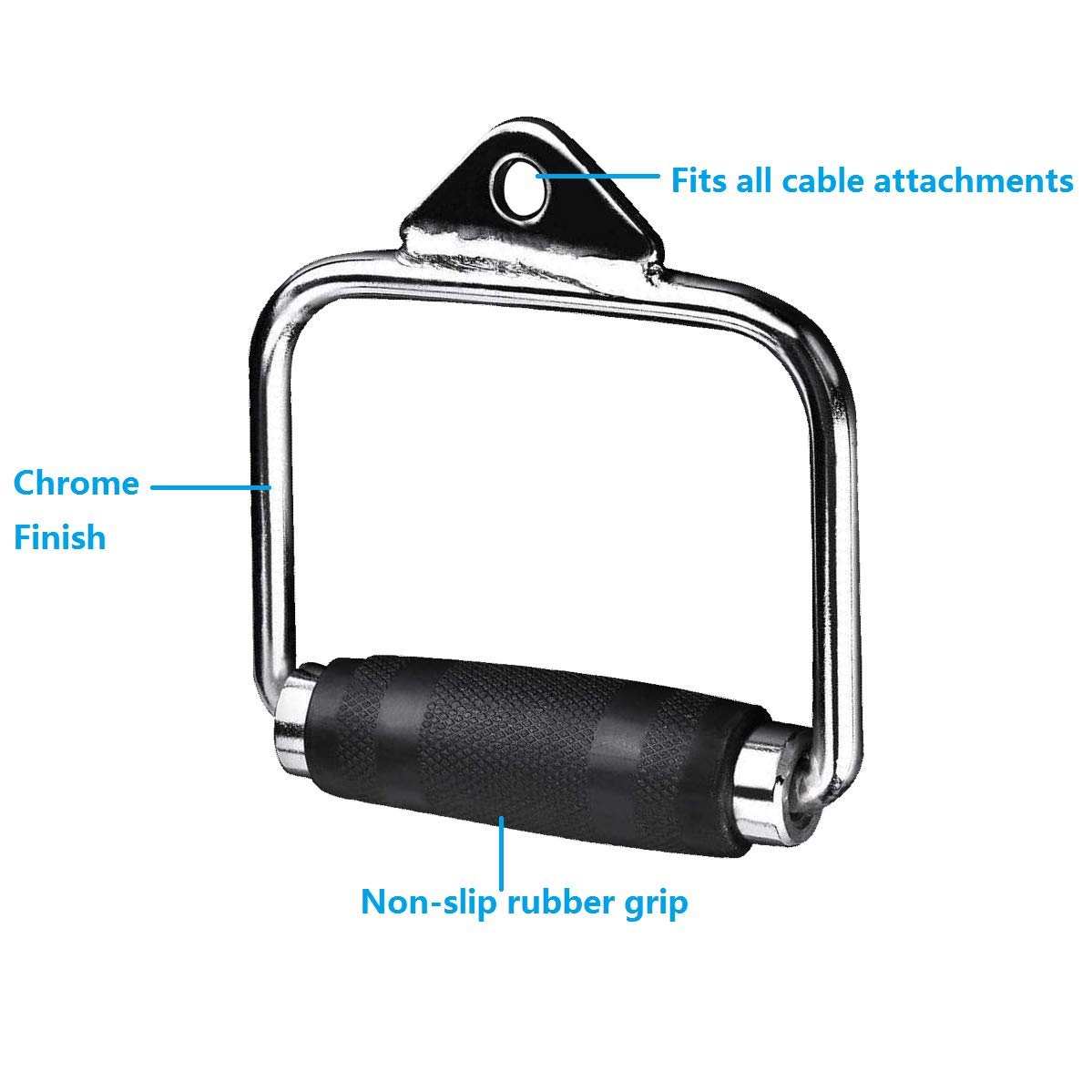 LAT D Bar D Pull Down Handle Row Handle Cable Machine Attachment V324-CABCROSS-DHANLDE