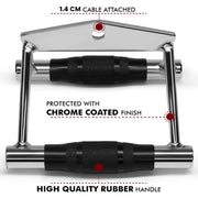 LAT V Bar V Handle Double D Row Handle Cable Machine Attachment V324-CABCROSS-VHANDLE