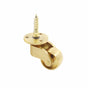 25mm Castor Brass Caster Wheel Swivel Vintage Chairs Cabinet Bed Furniture Wheels Brass V324-CASTER-22MM