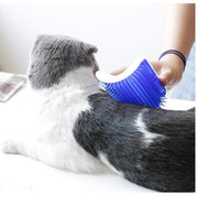 Cat Self Groomer Catnip Dog Cat Toy Corner Groomer Wall Corner Scratcher Comb Grooming Massage Brush Blue V324-CATWALLSCRA-BLUE