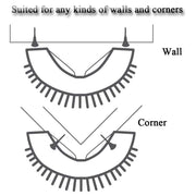 Cat Self Groomer Catnip Dog Cat Toy Corner Groomer Wall Corner Scratcher Comb Grooming Massage Brush V324-CATWALLSCRA-GREY