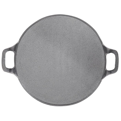 30cm Round Cast Iron Griddle Plate, BBQ Pan Cooking Griddle Grill for StoveF, Oven V324-CIPLATE