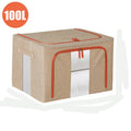 100L Cloth Storage Box Closet Organizer Storage Bags Clothes Storage Bags Wardrobe Organizer Idea CREAM V324-CLOTHSTOR-CREAM-100L