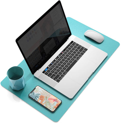 Green 120cm*60cm Dual Side Office Desk Pad Waterproof PU Leather Computer Mouse Pad V324-COMMP-GREEN12060
