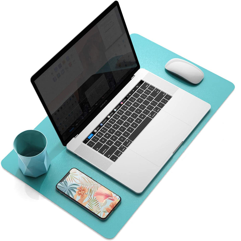 Green 90cm*45cm Dual UseOffice Desk Pad Waterproof PU Leather Computer Mouse Pad V324-COMMP-GREEN9045