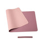 Pink 120cm*60cm Dual Side Office Desk Pad Waterproof PU Leather Computer Mouse Pad V324-COMMP-PINK12060