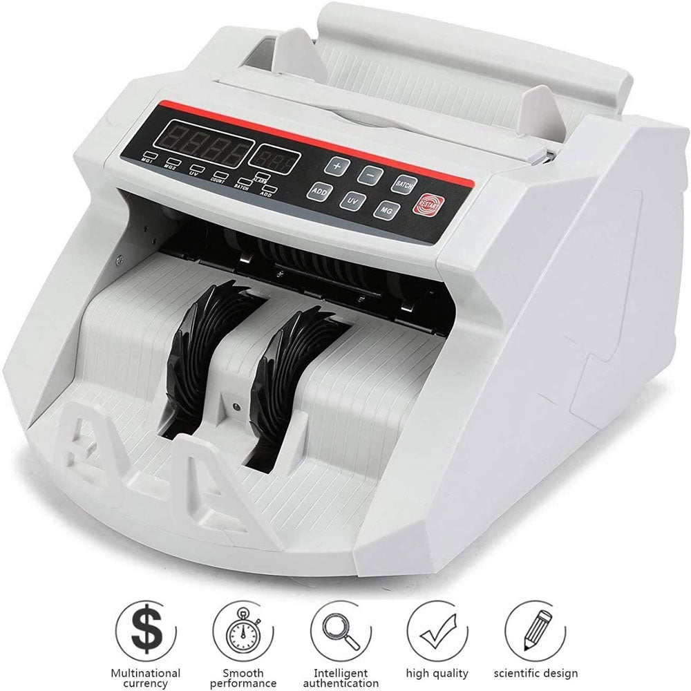 Australian Money Bill Note Counter Counterfeit UV/MG/IR Detector Machine Auto Counting V324-CS-BCOUNTER