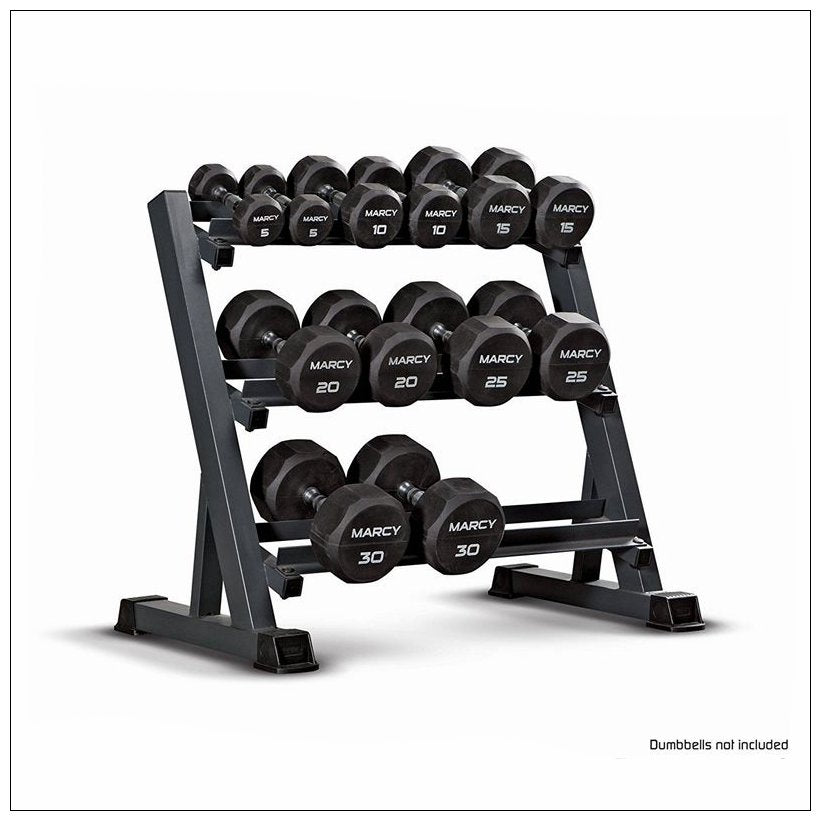 3-Tier Dumbbell Holder Rack Multilevel Weight Storage Organizer for Home Gym V324-CS-CH7014