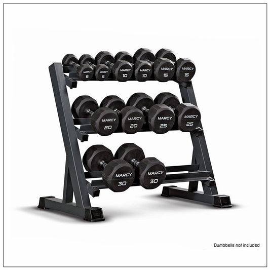 3-Tier Dumbbell Holder Rack Multilevel Weight Storage Organizer for Home Gym V324-CS-CH7014