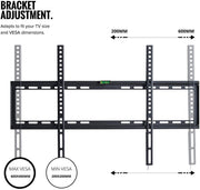 32-70 Inch Fixed TV Wall Mount Bracket TV Bracket Wall Mount up to 75KG V324-CS-EMP-H600-FX