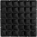 36 Pockets Wall Hanging Planter Planting Grow Bag Vertical Garden Vegetable Flower Black V324-CS-GD36POBK