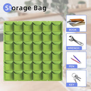 36 Pockets Wall Hanging Planter Planting Grow Bag Vertical Garden Vegetable Flower Green V324-CS-GD36POGR