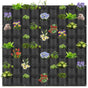 72 Pockets Wall Hanging Planter Planting Grow Bag Vertical Garden Vegetable Flower Black V324-CS-GD72POBK
