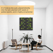 72 Pockets Wall Hanging Planter Planting Grow Bag Vertical Garden Vegetable Flower Black V324-CS-GD72POBK
