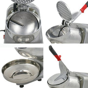 300W Electric Ice Crusher Shaver StainlessSteel Blade Cone Maker Kitchen machine V324-CS-HK-A108