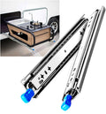 56in Pair 1000 - 2000mm 150KG Capacity Heavy Duty Trailer Drawer Slides Rails Runners Locking V324-CS-HODR56IN