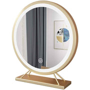 Touch Screen Table Desktop LED Light Vanity Mirror Makeup Mirror Round Mirror 40cm V324-CS-HOMIRGD403