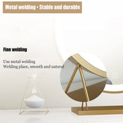Touch Screen Table Desktop LED Light Vanity Mirror Makeup Mirror Round Mirror 40cm V324-CS-HOMIRGD403