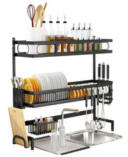 65cm 3 tier Over Single Sink Dish Drying Rack Drainer Kitchen Cutlery Holder Storage Organizer V324-CS-KITRACK65CM