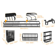 65cm 3 tier Over Single Sink Dish Drying Rack Drainer Kitchen Cutlery Holder Storage Organizer V324-CS-KITRACK65CM