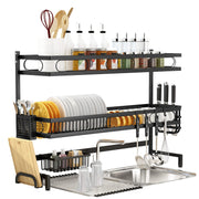 85cm 3 tier Over Sink Dish Drying Rack Drainer Kitchen Cutlery Holder Storage Organizer V324-CS-KITRACK85CM