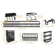 85cm 3 tier Over Sink Dish Drying Rack Drainer Kitchen Cutlery Holder Storage Organizer V324-CS-KITRACK85CM