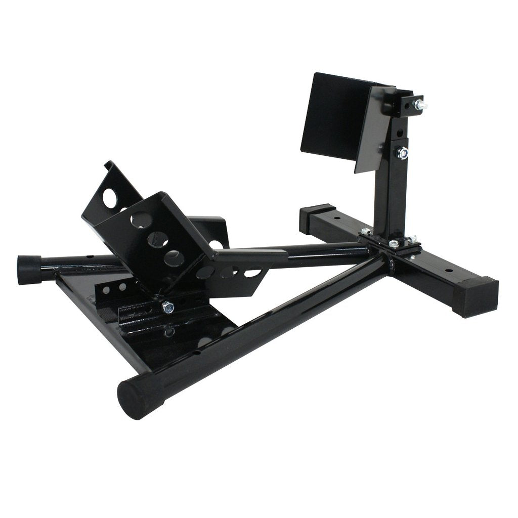 Motorcycle Motorbike Wheel Chock Lift Stand Self Locking Clamp V324-CS-MC135