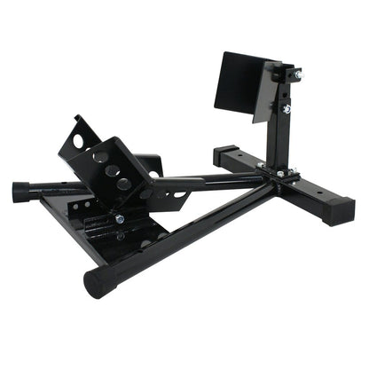 Motorcycle Motorbike Wheel Chock Lift Stand Self Locking Clamp V324-CS-MC135