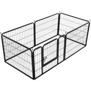 6 Panel Pet Dog Cat Bunny Puppy Play pen Playpen 60x80 cm Exercise Cage Dog Panel Fence V324-CS-PET-PLPEN-6080