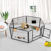 6 Panel Pet Dog Cat Bunny Puppy Play pen Playpen 60x80 cm Exercise Cage Dog Panel Fence V324-CS-PET-PLPEN-6080