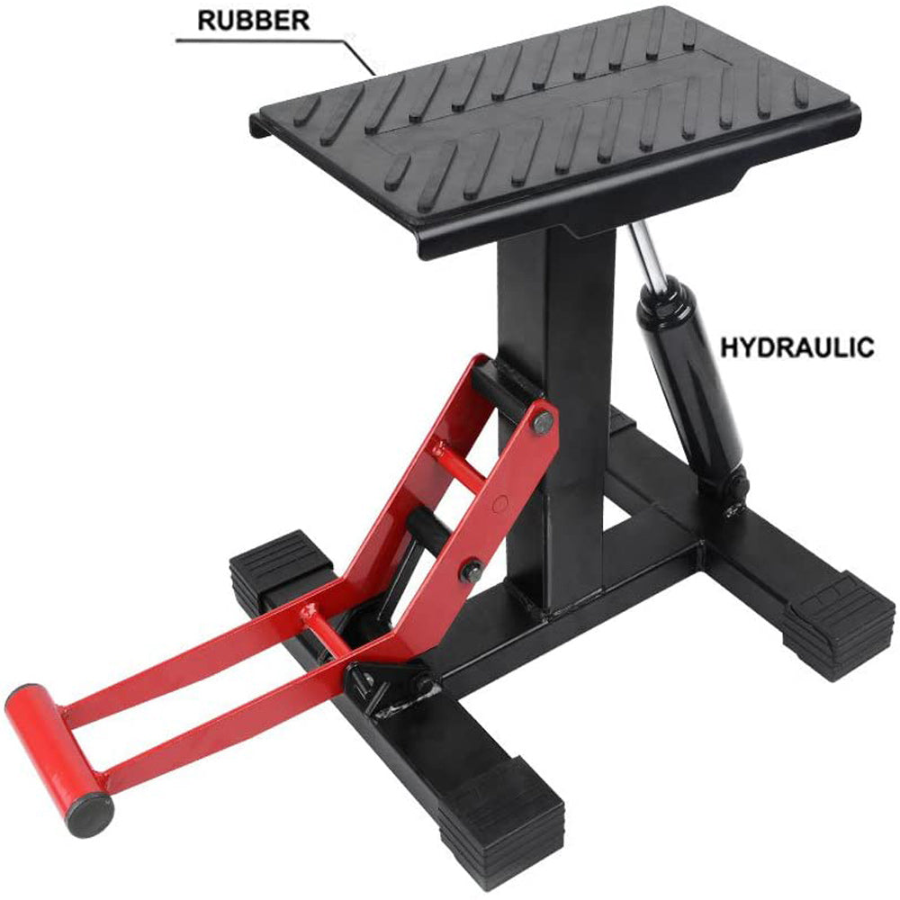 Motorcycle Jack Dirt Bike Stand Adjustable Lift Hoist Table Height Lifting Stand V324-CS-TD-059