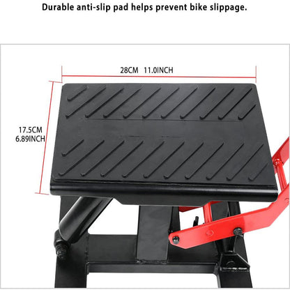 Motorcycle Jack Dirt Bike Stand Adjustable Lift Hoist Table Height Lifting Stand V324-CS-TD-059