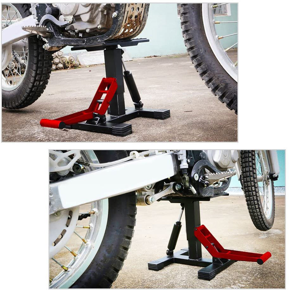 Motorcycle Jack Dirt Bike Stand Adjustable Lift Hoist Table Height Lifting Stand V324-CS-TD-059