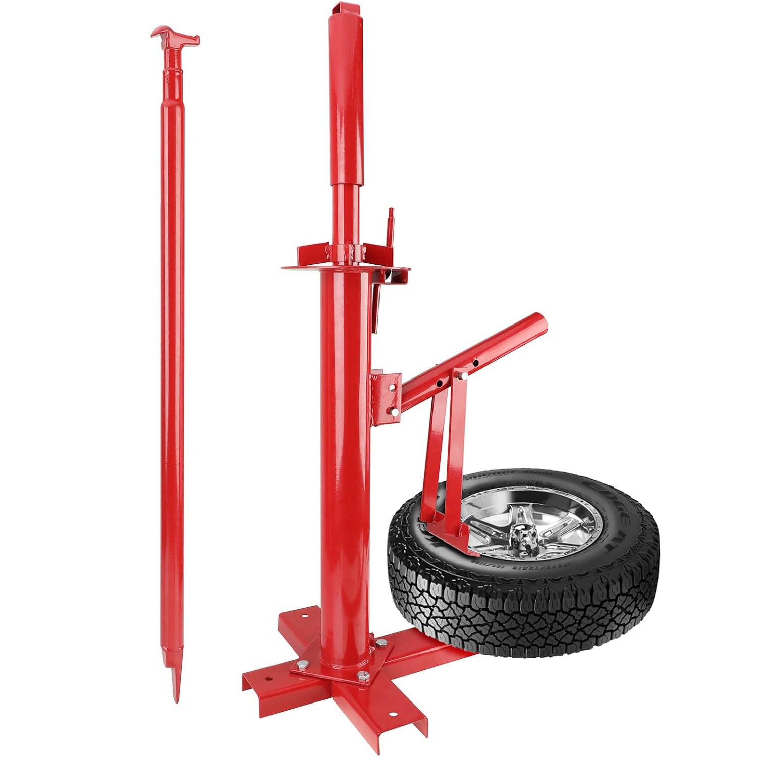 Manual Portable Hand Tyre Changer Bead Breaker Tool Mounting Home Shop Auto V324-CS-ZG47