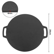 28cm Seasoned Cast Iron Induction Crepes Pan Baking Pancake Tool Pizza Bakeware V324-CS2-FLATPAN-28CM