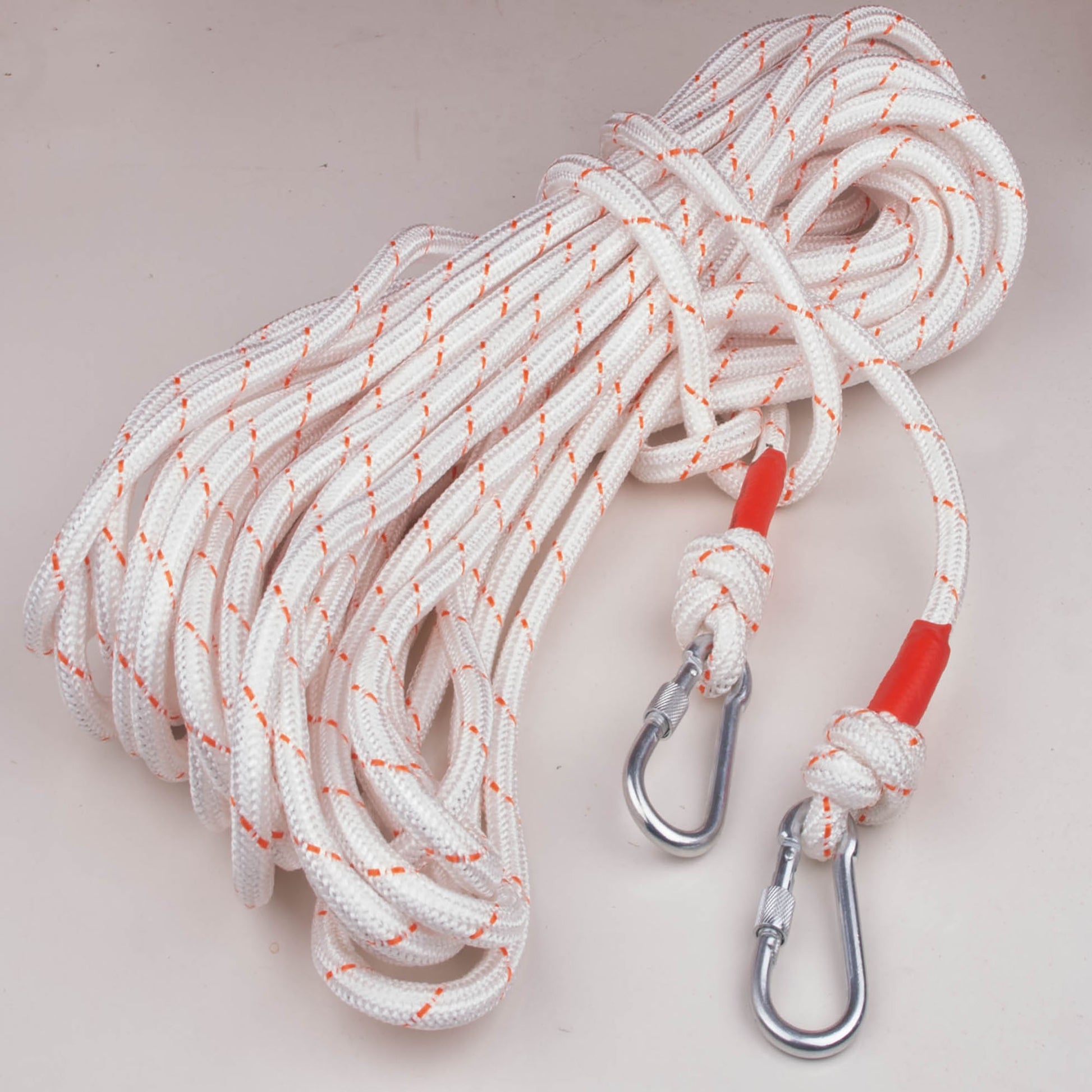 12mm 20m Safety Climbing Rope Nylon Rock Static Outdoor Boat Anchor Marine Rope Dock Lines Rope V324-CS2-ROPE12MM-20M