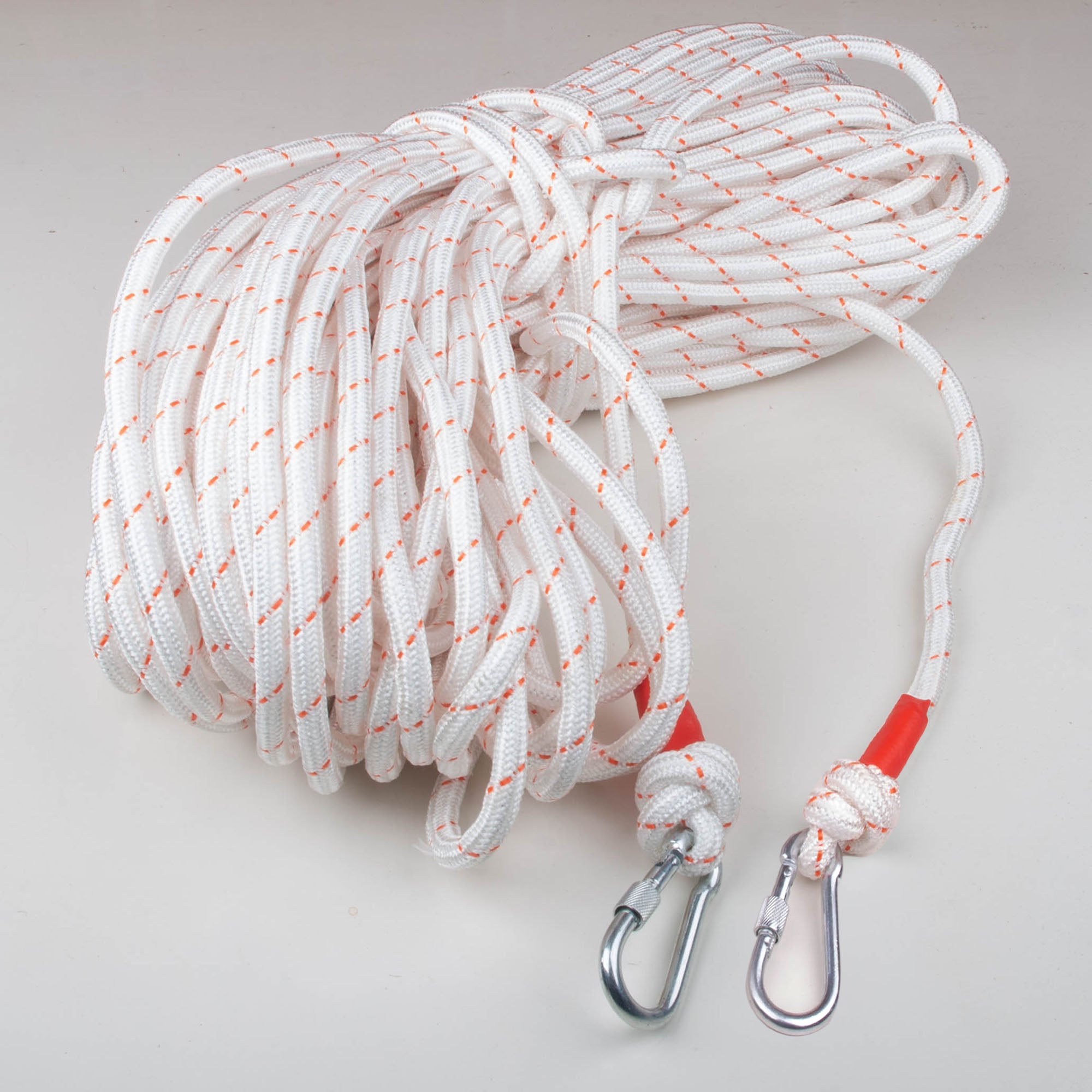 12mm 50m Safety Climbing Rope Nylon Rock Static Outdoor Boat Anchor Marine Rope Dock Lines Rope V324-CS2-ROPE12MM-50M