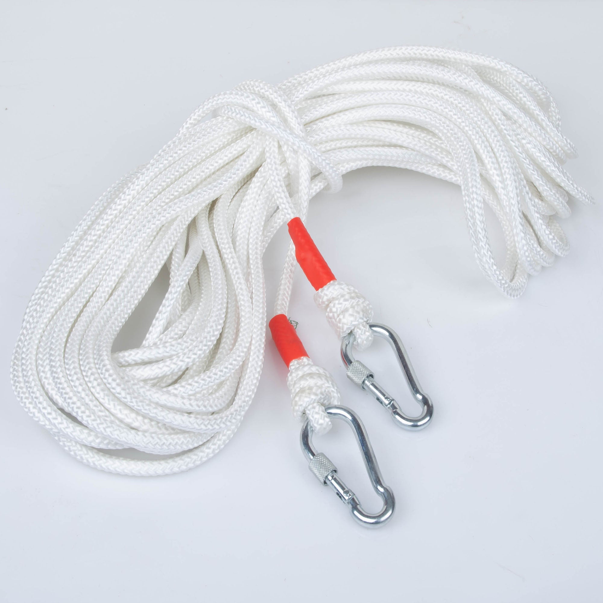 8mm 20m Safety Climbing Rope Nylon Rock Static Outdoor Boat Anchor Marine Rope Dock Lines Rope V324-CS2-ROPE8MM-20M