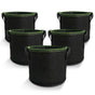 5-Pack 10 Gallons Plant Grow Bag Flower Container Pots with Handles Garden Planter V324-GD-5XGROWBG10G